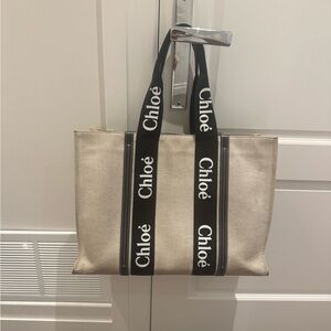 Chloe Woody large tote bag